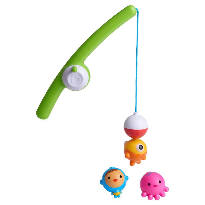 slide 1 of 6, Munchkin Fishin' Bath Toy, 1 ct