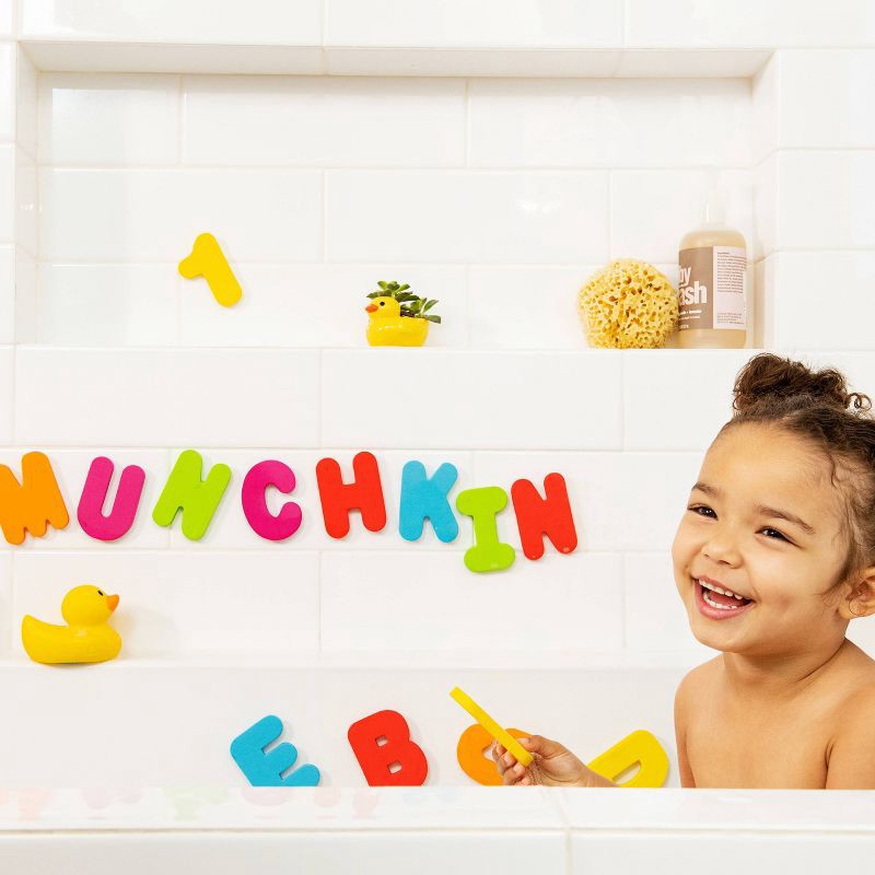 slide 3 of 7, Munchkin Bath Letters and Numbers - 36ct Bath Toy Set, 36 ct