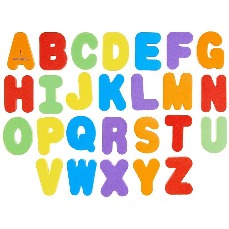 slide 4 of 7, Munchkin Bath Letters and Numbers - 36ct Bath Toy Set, 36 ct