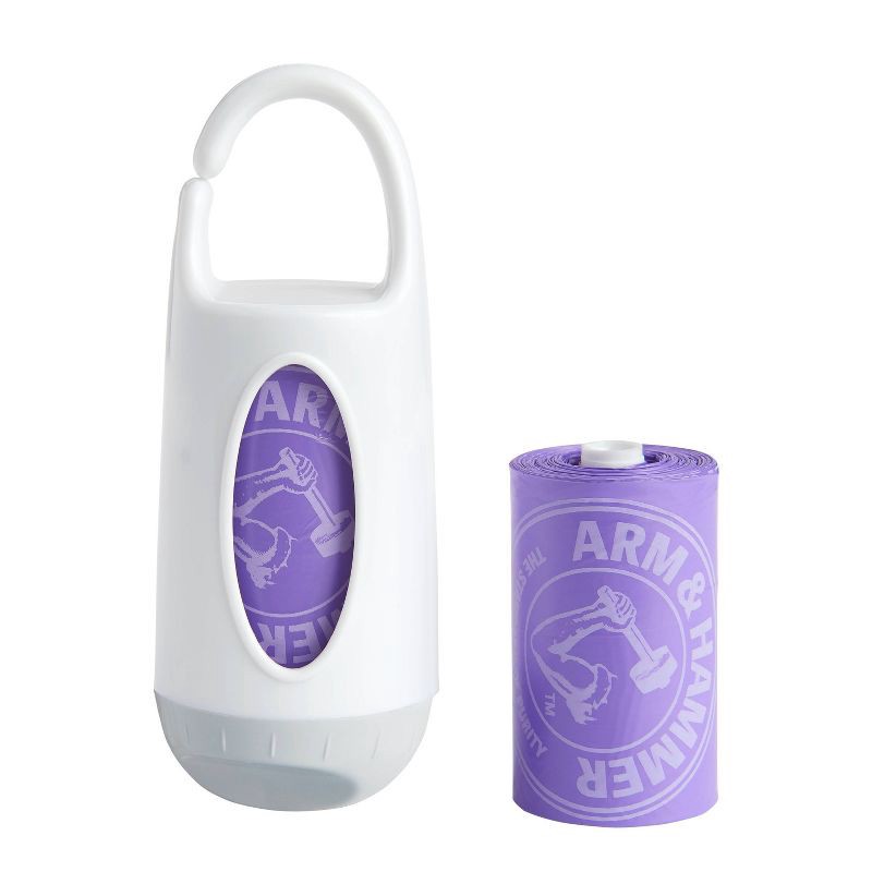 slide 3 of 8, Munchkin Arm & Hammer Diaper Bag Dispenser & Bags - Colors May Vary, 1 ct