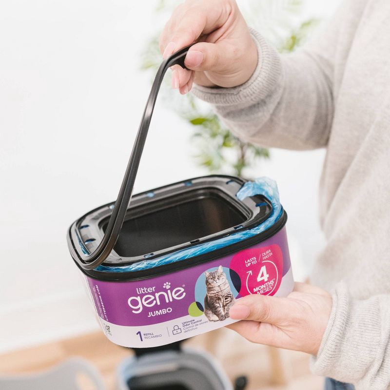 slide 10 of 14, Litter Genie Jumbo Refill Ultimate Cat Litter Odor Control Waste Disposal Bags, 1 ct