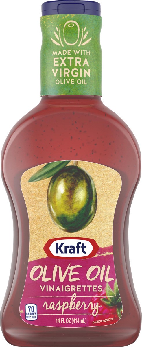 slide 6 of 6, Kraft Sweet Raspberry Vinaigrette Salad Dressing, 14 fl oz Bottle, 14 fl oz