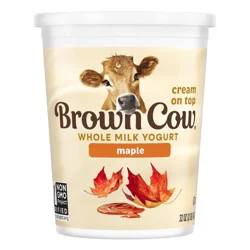 Brown Cow Whole Milk Maple Yogurt