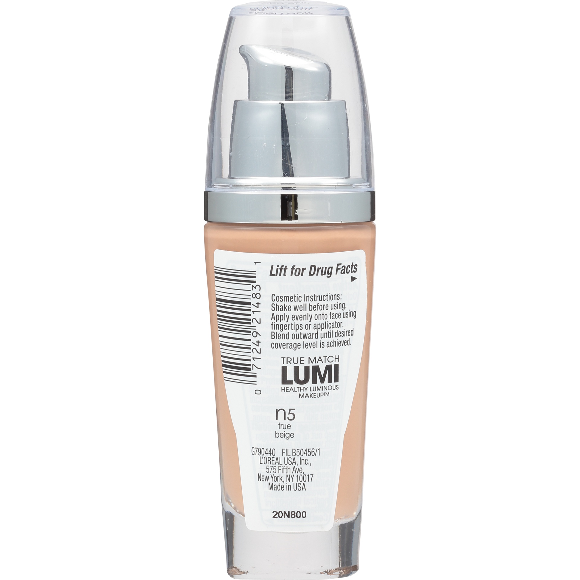 slide 2 of 5, L'Oréal True Match True Match Lumi Healthy Luminous Makeup - True Beige, 1 ct