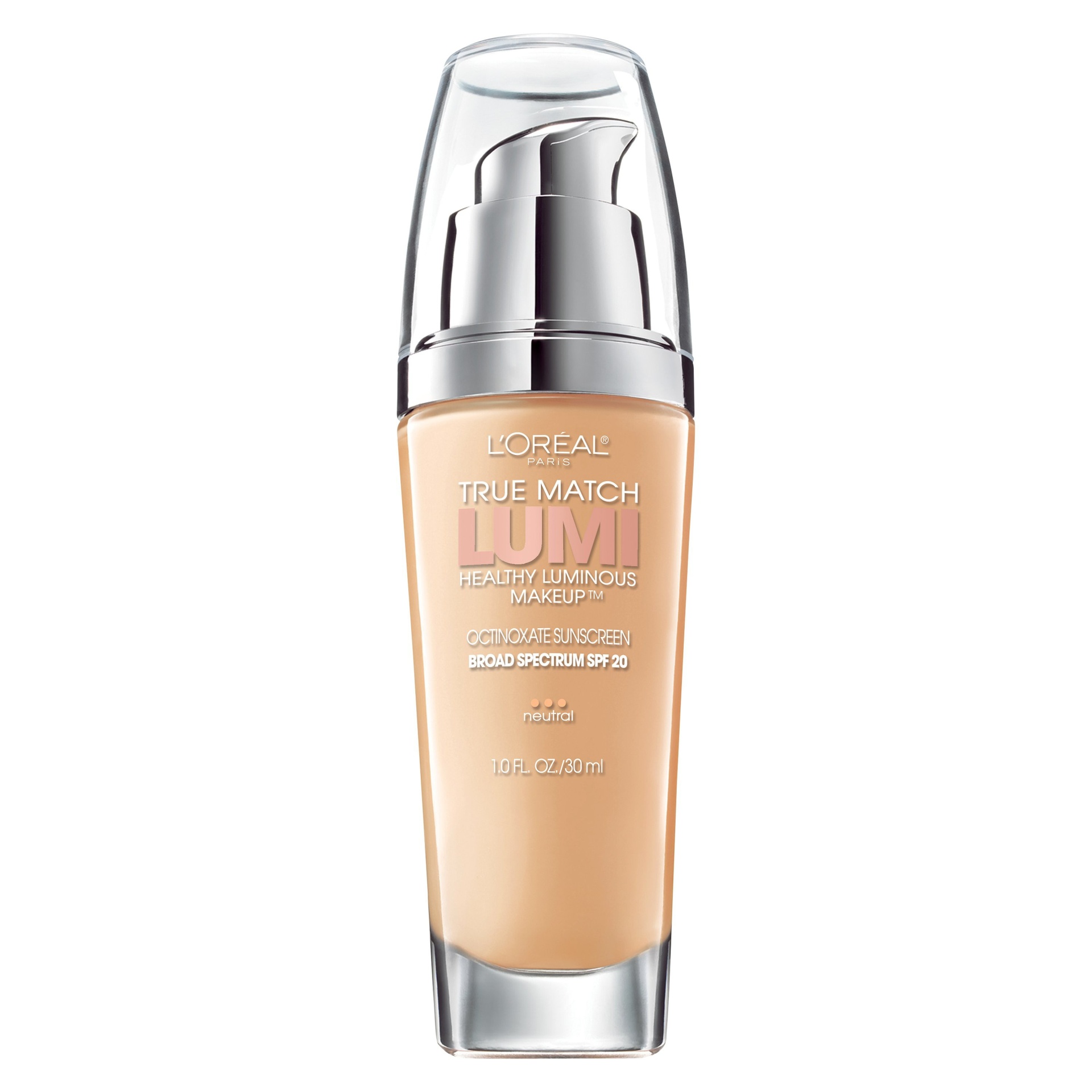 slide 1 of 5, L'Oréal True Match True Match Lumi Healthy Luminous Makeup - True Beige, 1 ct