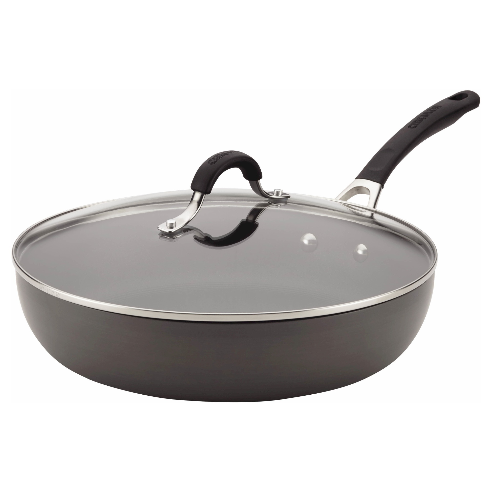 slide 1 of 3, Circulon Innovatum Hard Anodized Nonstick Fry Pan, 12 in