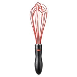 OXO Silicone Whisk - Black/Red