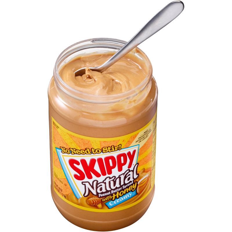 slide 4 of 14, Skippy Natural Peanut Butter Spread w/ Honey - 40oz, 40 oz