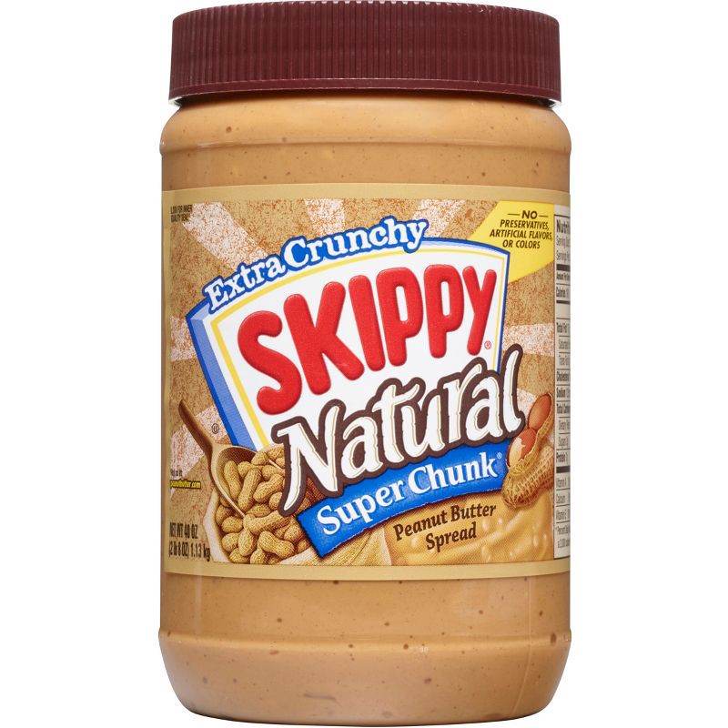 slide 13 of 14, Skippy Natural Chunky Peanut Butter - 40oz, 40 oz