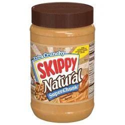 Skippy Natural Chunky Peanut Butter - 40oz