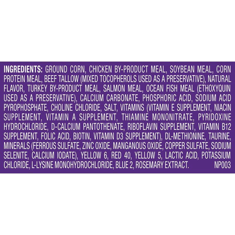 slide 7 of 9, Meow Mix Original Choice with Flavors of Chicken, Turkey, Salmon & Ocean Fish Adult Complete & Balanced Dry Cat Food - 6.3lbs, 6.3 lb