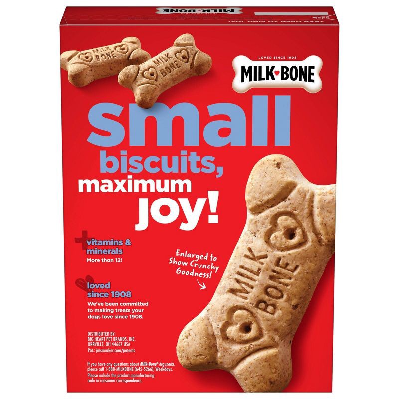 slide 2 of 6, Milk-Bone Original Beef Flavor Biscuits Dog Treats - Small -24oz, 24 oz