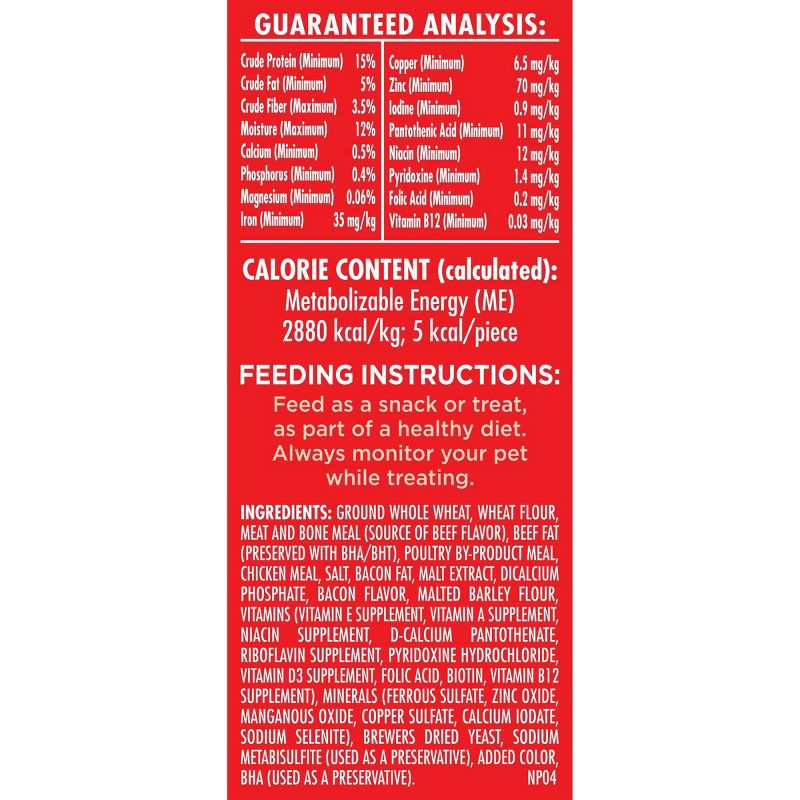 slide 6 of 8, Milk-Bone Original Mini Dog Treats Biscuits with Beef, Chicken & Bacon Flavor Snacks - 15oz, 15 oz