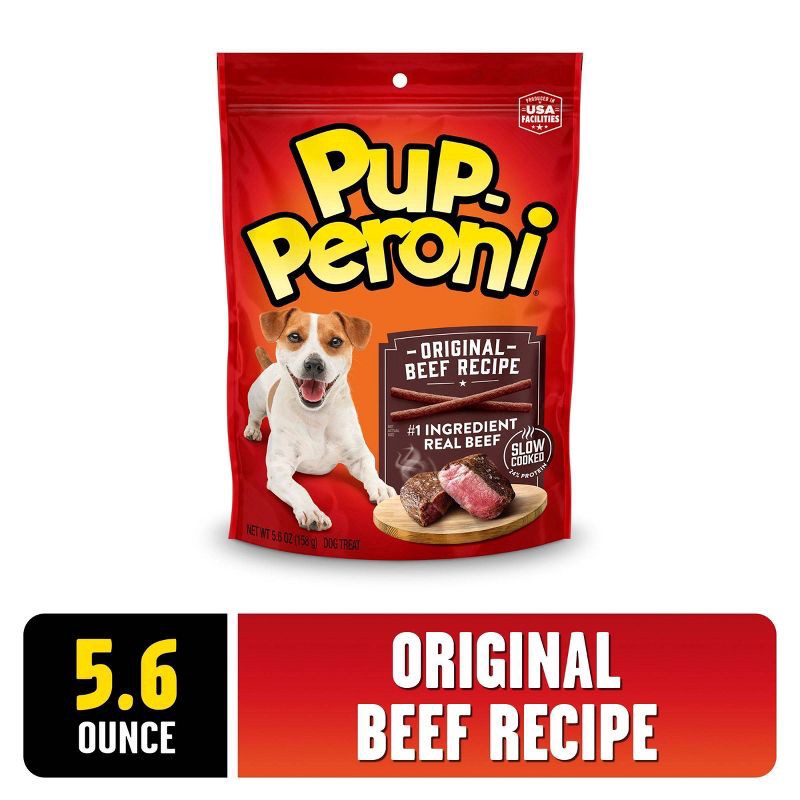 slide 3 of 7, Pup-Peroni Beef Flavor Dog Treats - 5.6oz, 5.6 oz