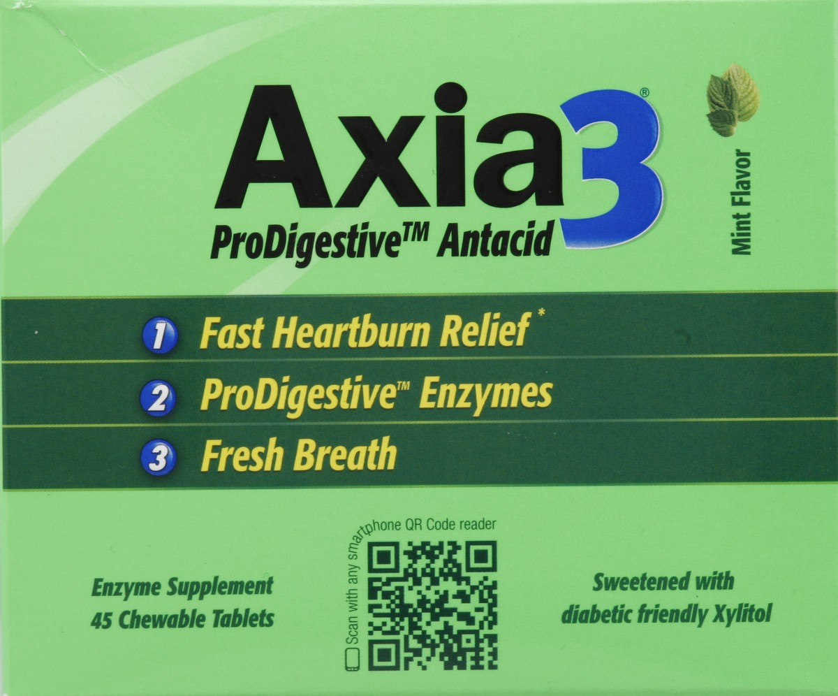 slide 4 of 5, Axia 3 Antacid 45 ea, 45 ct