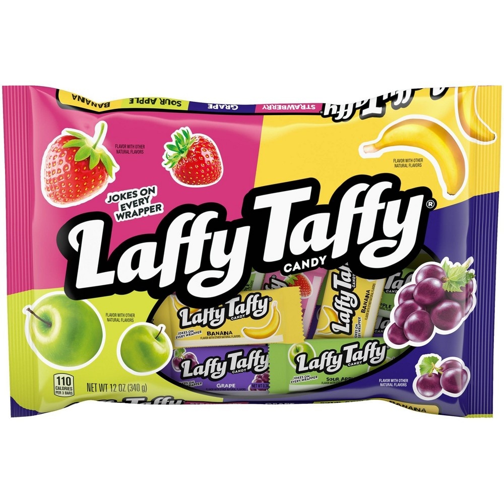 slide 2 of 5, Laffy Taffy Assorted Flavor Candy - 12oz, 12 oz