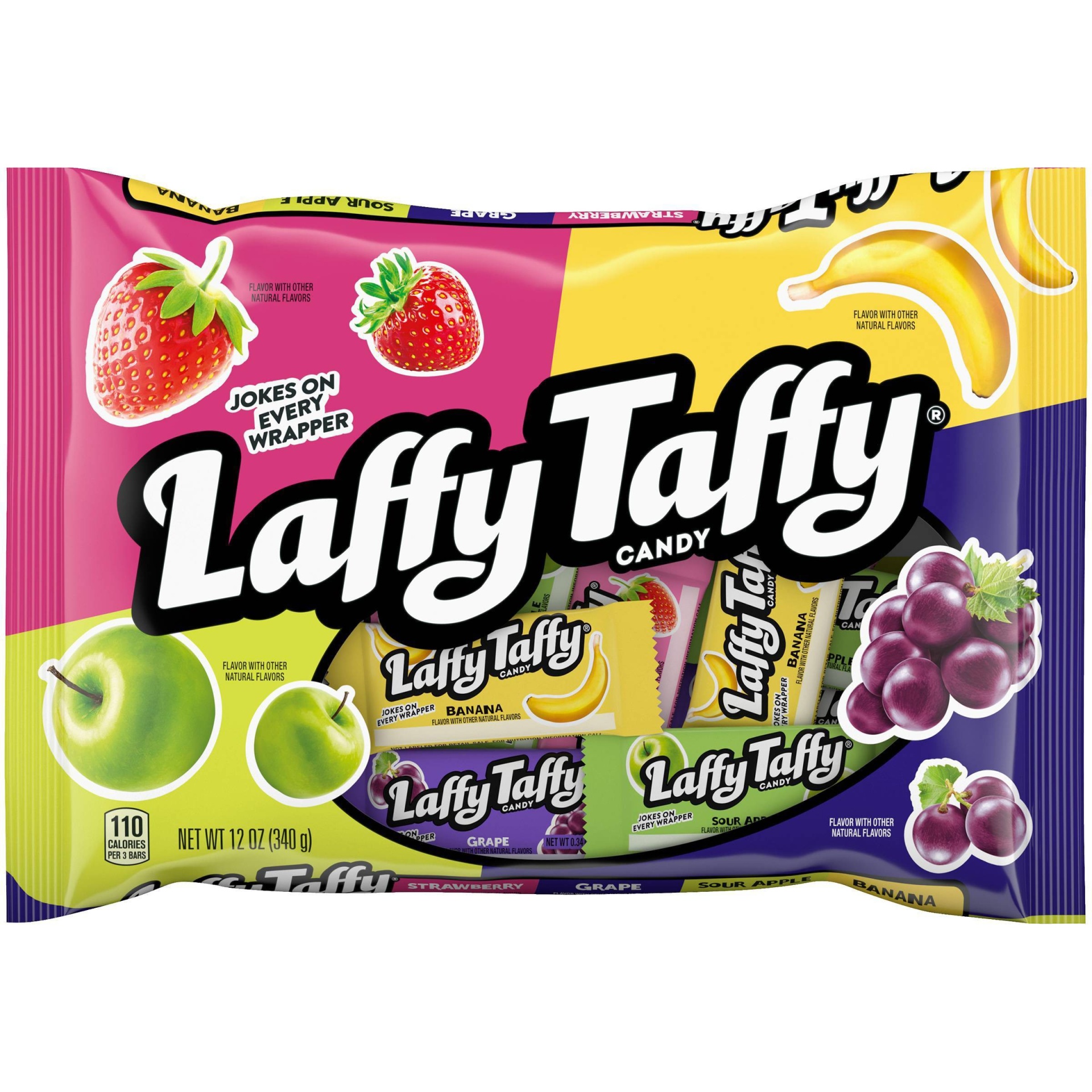 slide 1 of 5, Laffy Taffy Assorted Flavor Candy - 12oz, 12 oz