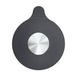 Bath Tub Drain Stopper Gray - OXO: Silicone & Stainless Steel, Easy Removal, Fits Standard Tubs