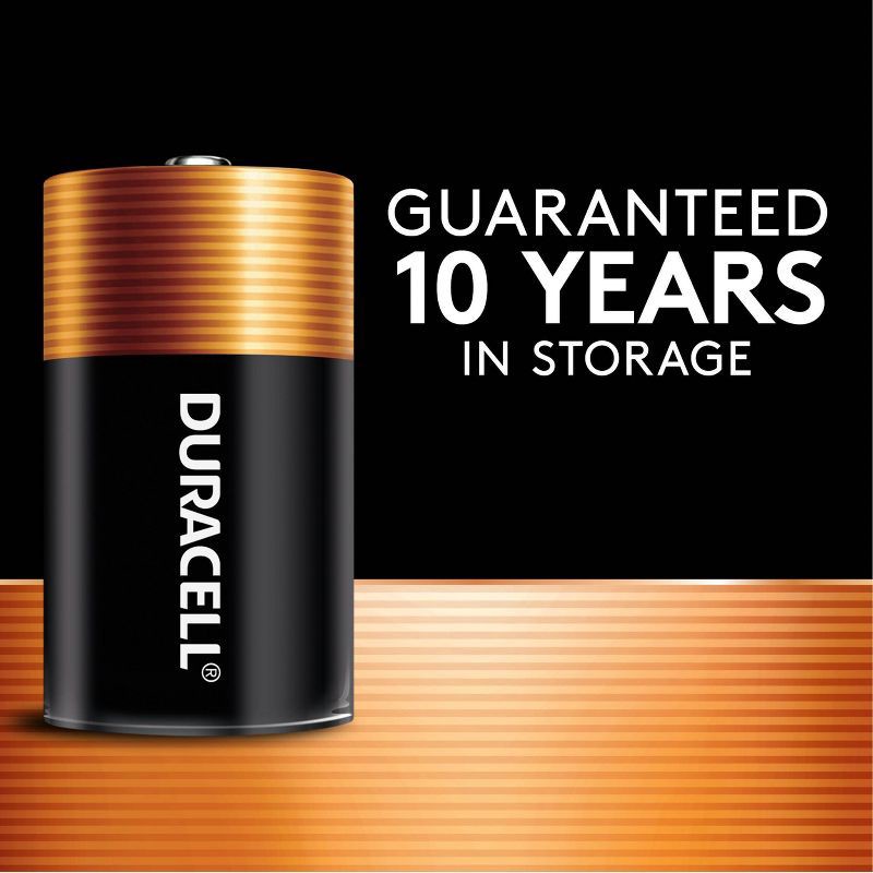 slide 4 of 7, Duracell Coppertop C Batteries - 8pk Alkaline Battery: Household Single-Use 1.5V, 1.31lbs, 8 ct, 1.31 lb