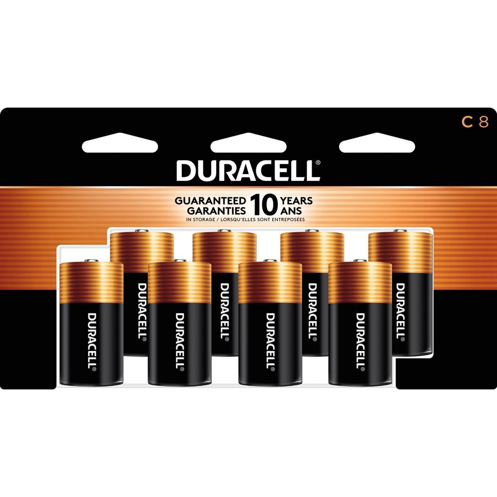 slide 1 of 3, Duracell Coppertop C Batteries - 8pk Alkaline Battery, 8 ct
