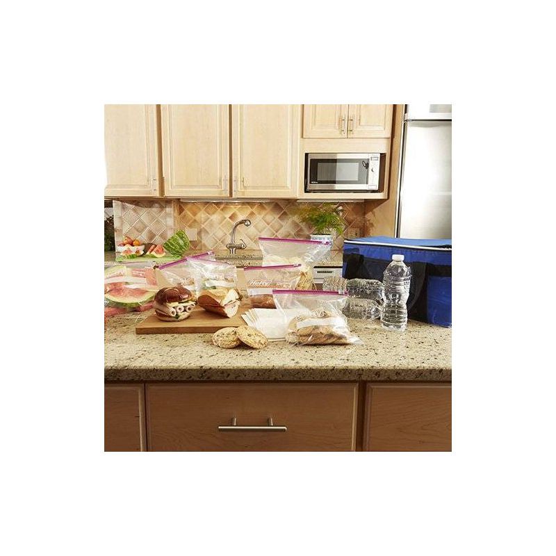 slide 7 of 9, Hefty Gallon Food Storage Slider Bag - 30ct, 30 ct