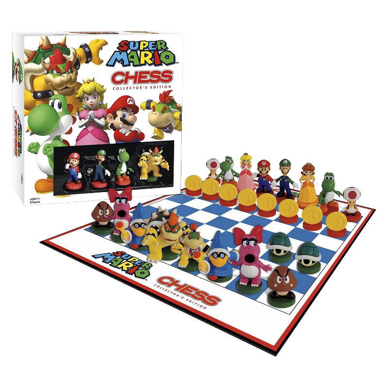 slide 2 of 4, The Op Games Super Mario Chess Collector's Edition Board Game, 1 ct