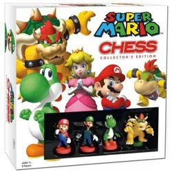 The Op Games Super Mario Chess Collector's Edition Board Game: 2 Player Classic Strategy with Figures