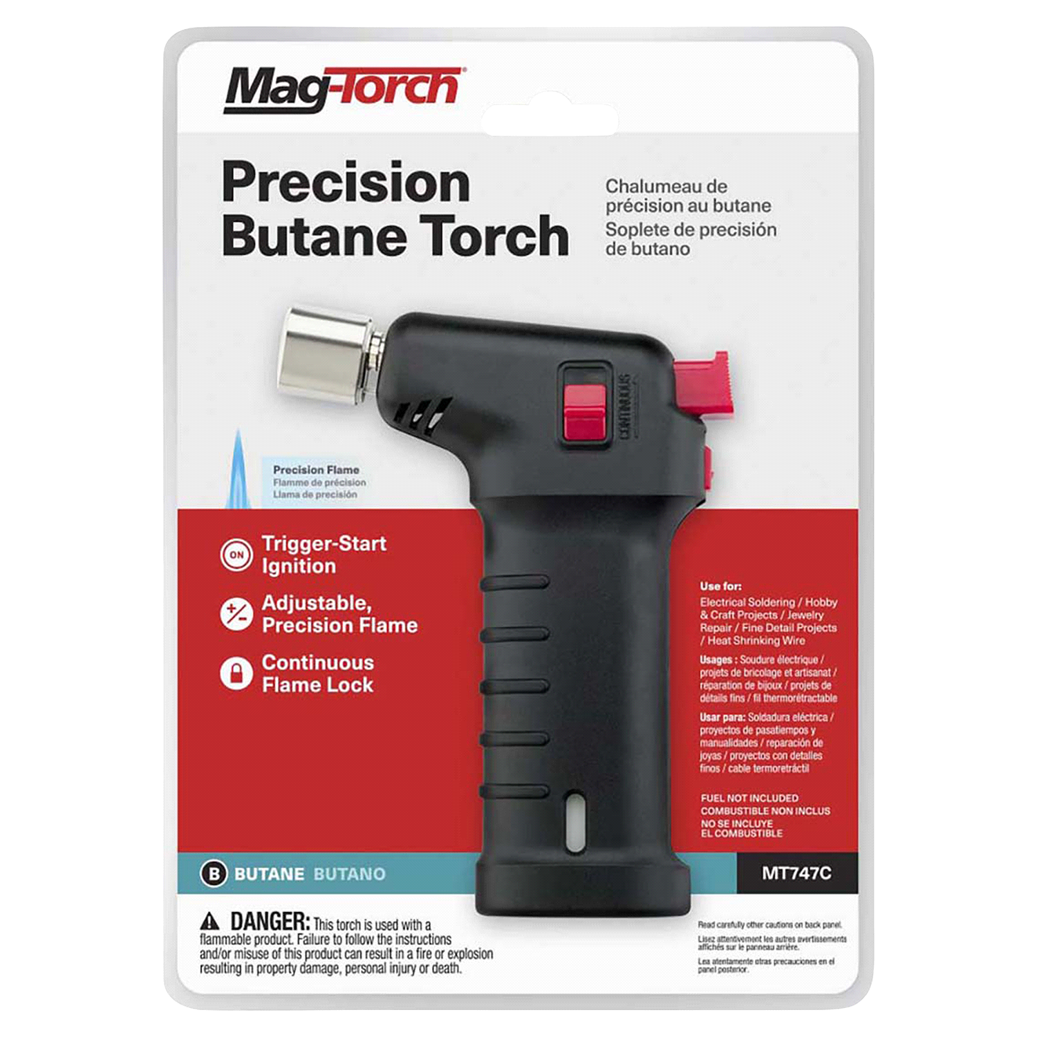 slide 1 of 2, MagTorch MT747C Precision Butane Torch, 1 ct