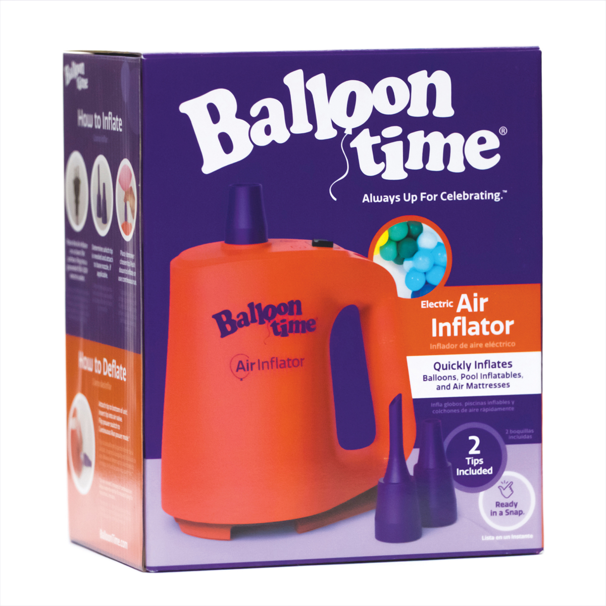 slide 6 of 8, Balloon Time Electric Multi Purpose Air Inflator, 1 ct