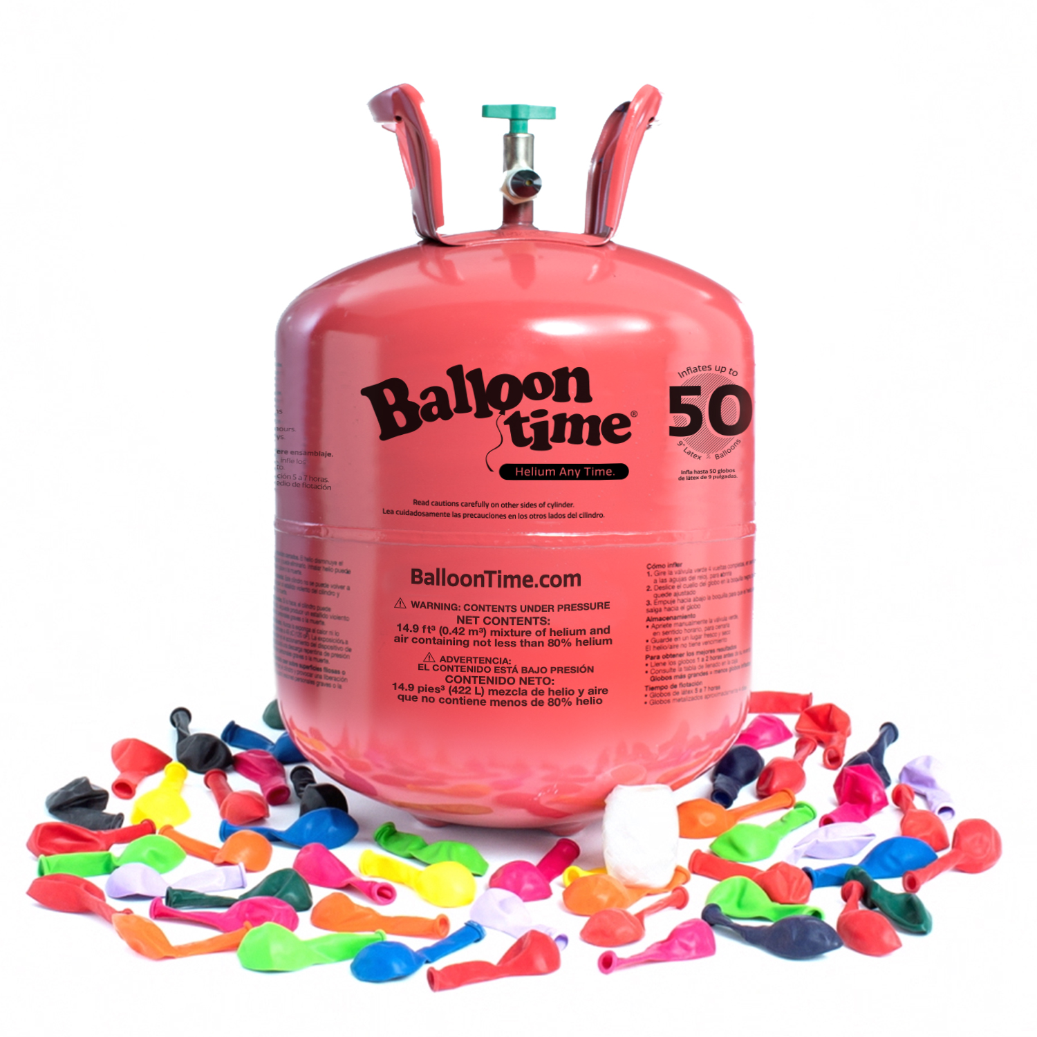 slide 2 of 5, Balloon Time Jumbo Helium Kit 1 ea, 1 ct