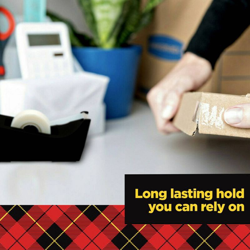 slide 7 of 11, Scotch® Transparent Tape, 3/4 in. x 275 in., 4 Dispensers/Pack: Gift Wrap & Packing Tape, Clear, Plastic, Refill, 1 ct