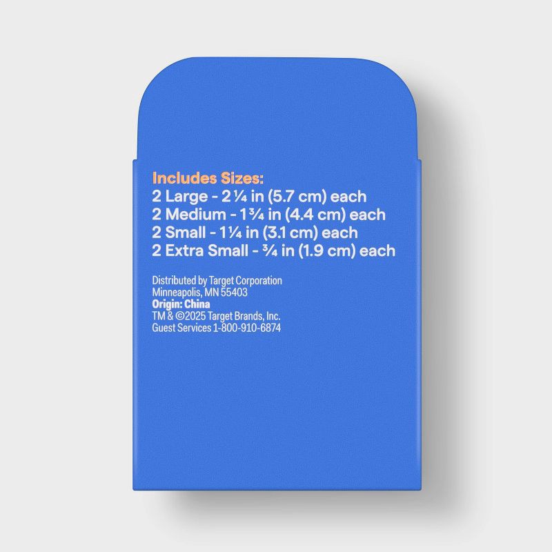 slide 3 of 3, 8ct Binder Rings - up&up™: Metal Book Rings for Index Cards, Silver Clips and Fasteners, 2.25" Width, 4.16" Height, 8 ct