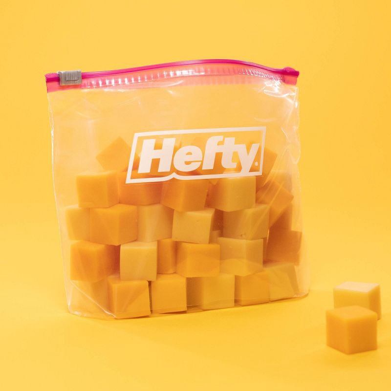 slide 8 of 10, Hefty Quart Food Storage Slider Bag - 40ct, 40 ct