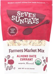 Seven Sundays Farmers Market Mix Almond Date Currant Cereal 12 oz