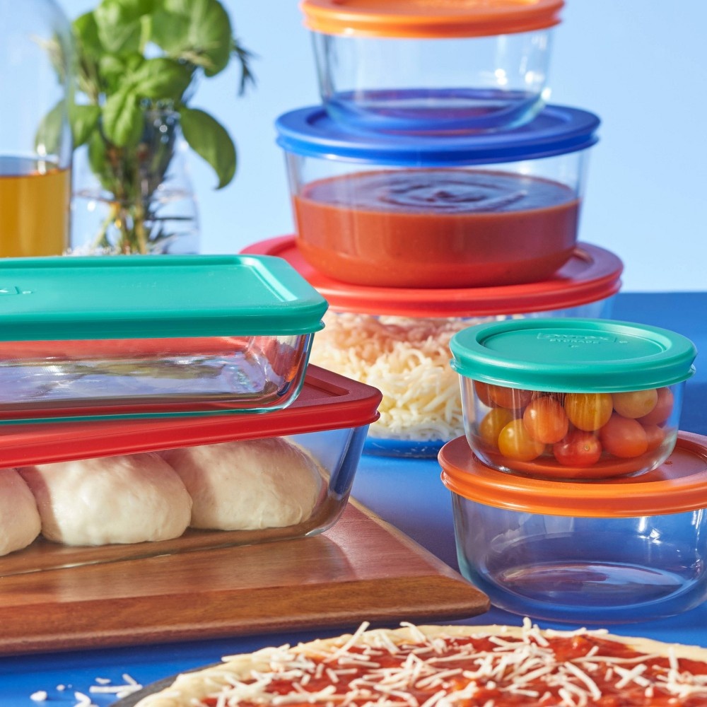 slide 3 of 3, Pyrex 18pc Glass Storage Set, 18 ct