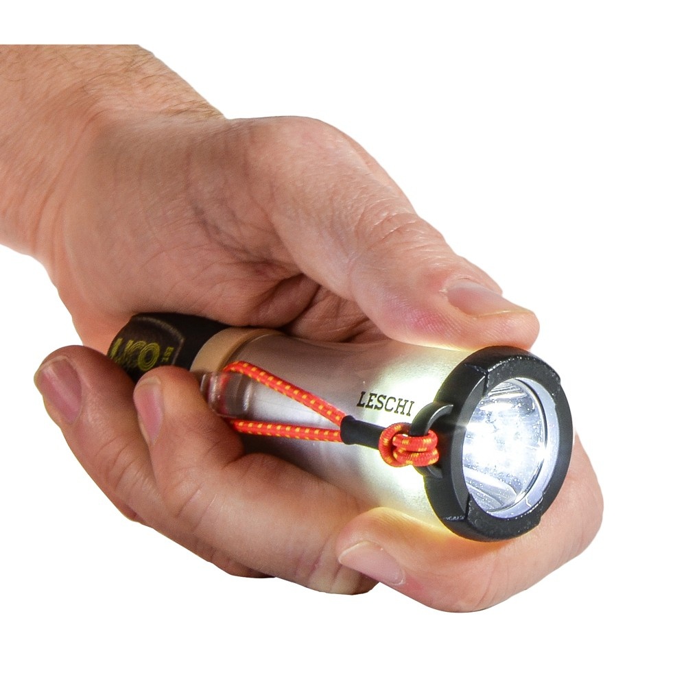 slide 4 of 7, UCO Leschi Lantern And LED Flashlight - Black/Silver, 1 ct