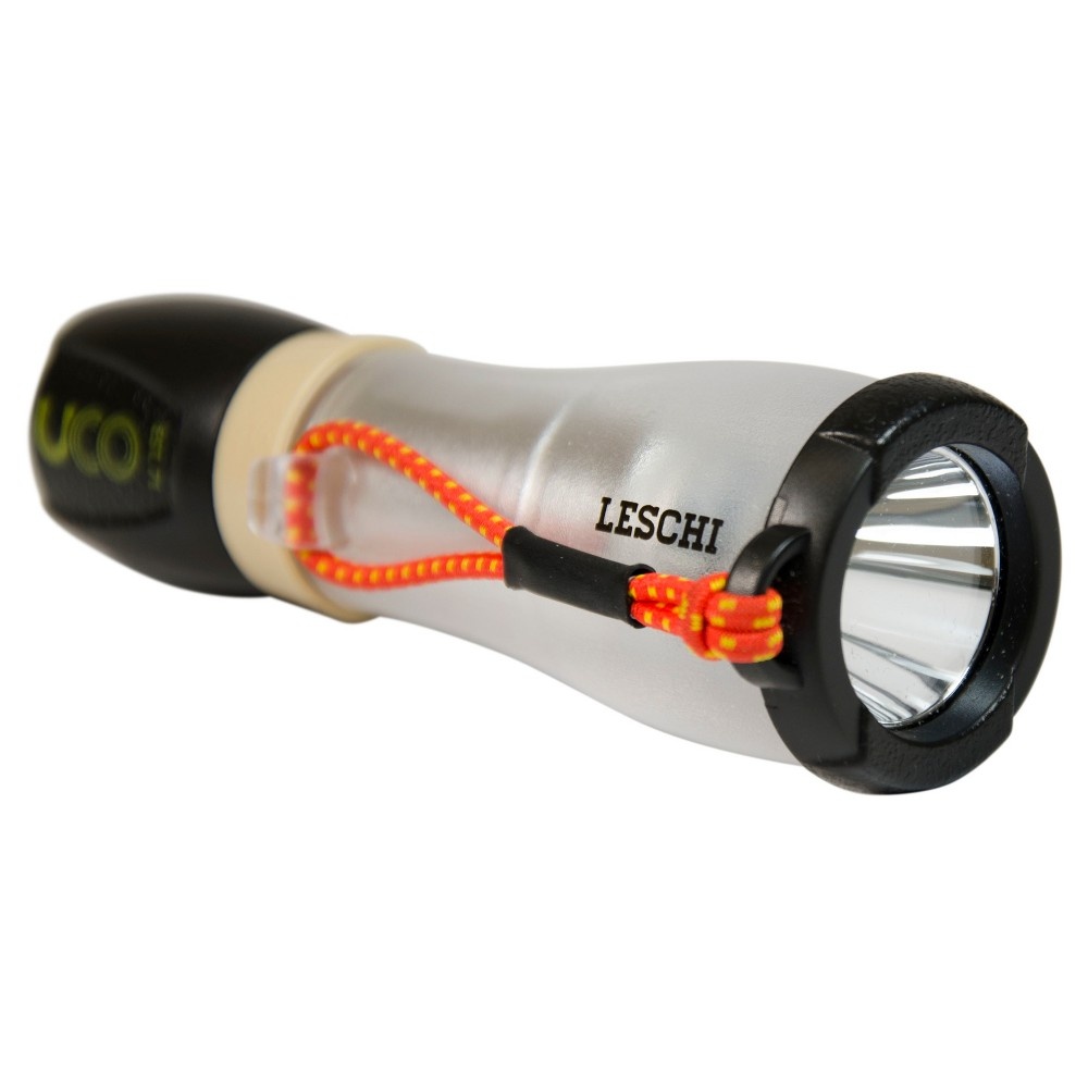 slide 3 of 7, UCO Leschi Lantern And LED Flashlight - Black/Silver, 1 ct