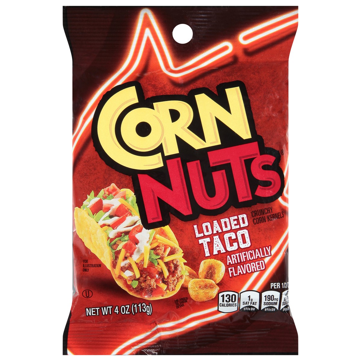 slide 1 of 14, Corn Nuts Crunchy Loaded Taco Corn Kernels - 4 oz, 4 oz