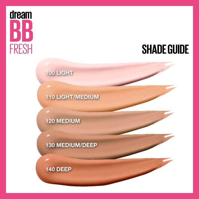 slide 5 of 6, Maybelline Dream Fresh BB Cream - 110 Light Medium - 1 fl oz, 1 fl oz