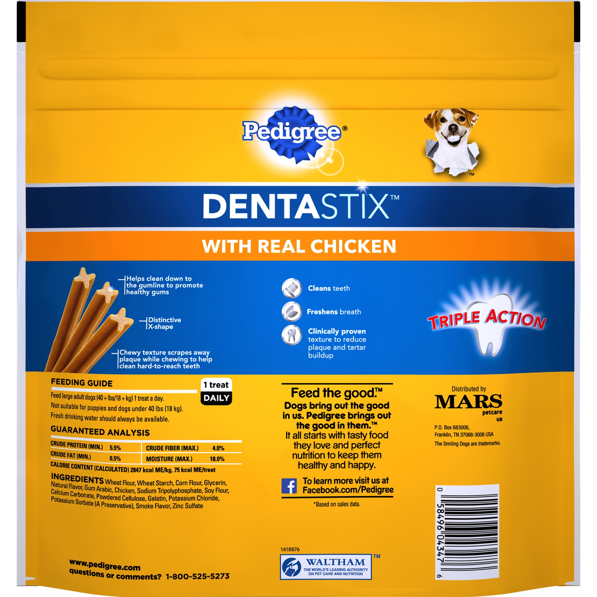 slide 6 of 9, Pedigree Dentastix Original Large Treats For Dogs, 32 ct