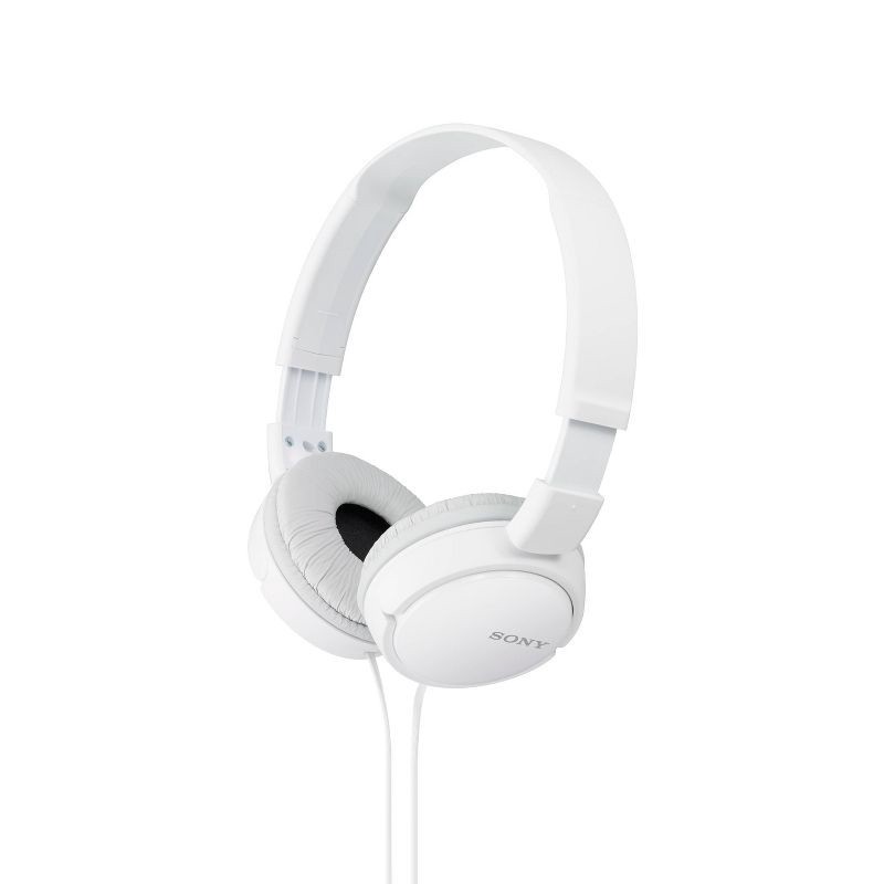 slide 1 of 3, Sony ZX Series Wired On Ear Headphones - White (MDR-ZX110), 1 ct