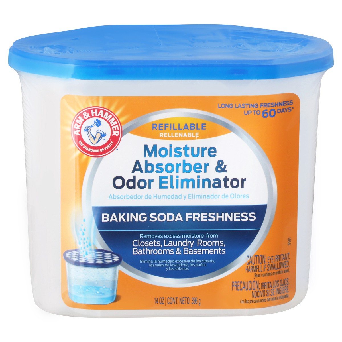 slide 1 of 9, ARM & HAMMER Freshness Baking Soda Moisture Absorber & Odor Eliminator 14 oz, 14 oz
