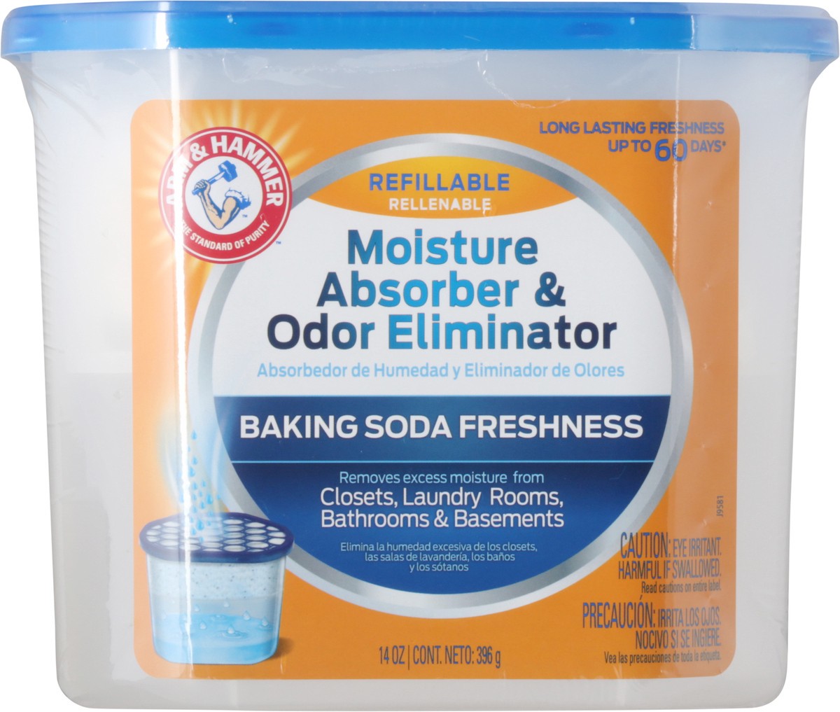 slide 1 of 9, ARM & HAMMER Freshness Baking Soda Moisture Absorber & Odor Eliminator 14 oz, 14 oz