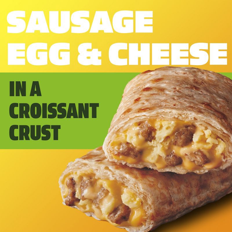 slide 9 of 9, Hot Pockets Croissant Crust Frozen Sausage Egg & Cheese - 8.5oz/2ct, 8.5 oz, 2 ct