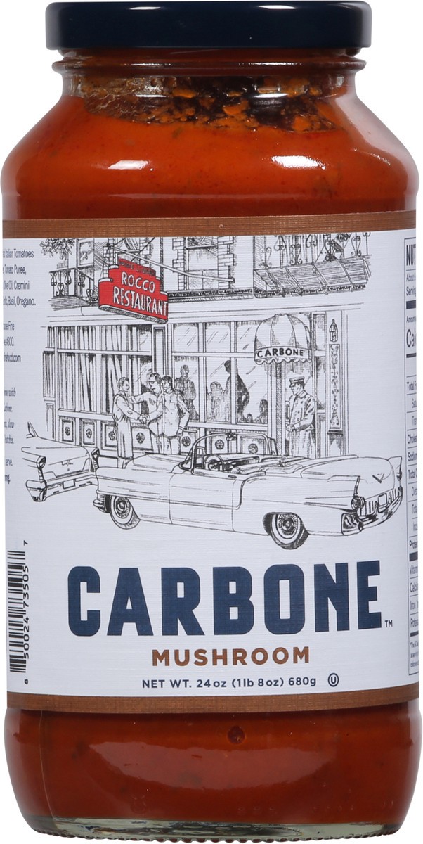 slide 2 of 9, Carbone Mushroom Marinara Pasta Sauce, 1 ct