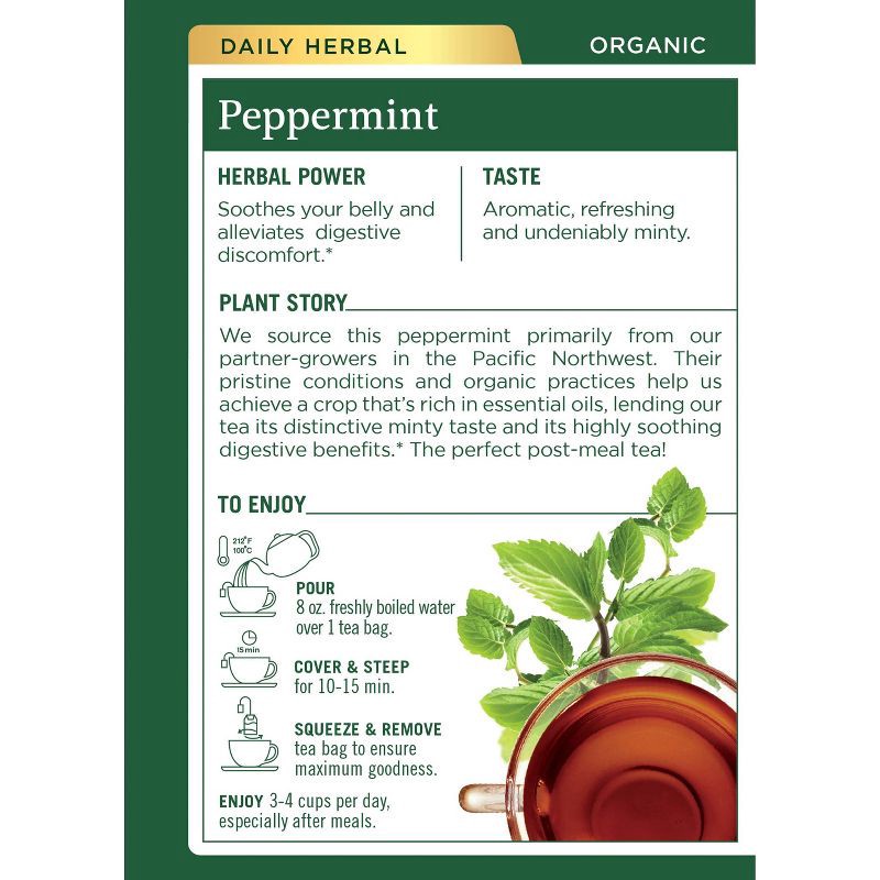 slide 2 of 6, Traditional Medicinals Organic Peppermint Herbal Tea - 16ct, 16 ct