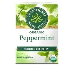 Traditional Medicinals Organic Peppermint Herbal Tea - 16ct: Non-Caffeinated, Gluten-Free