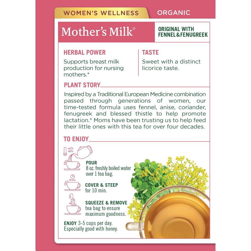 slide 2 of 6, Traditional Medicinals Organic Mother's Milk Herbal Tea - 16ct, 16 ct