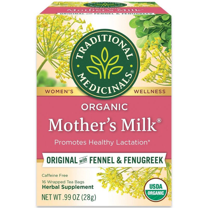 slide 1 of 6, Traditional Medicinals Organic Mother's Milk Herbal Tea - 16ct, 16 ct