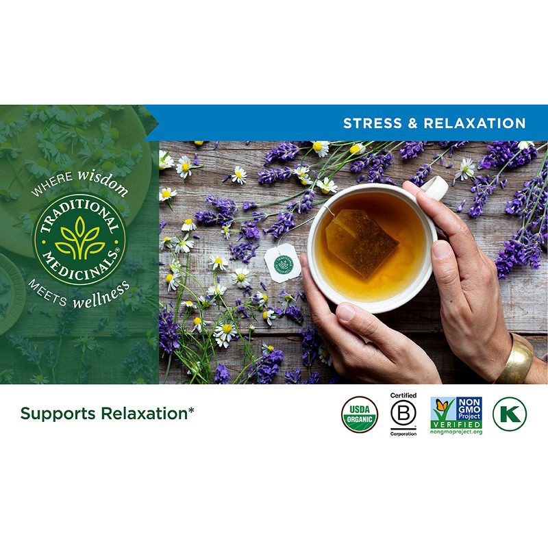 slide 9 of 13, Traditional Medicinals Organic Chamomile with Lavender Herbal Tea - 16ct, 16 ct